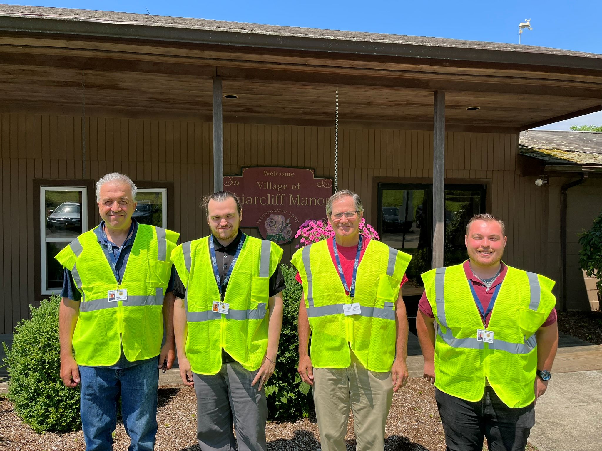 Photo of Lead Service Line Personnel in high-res vests